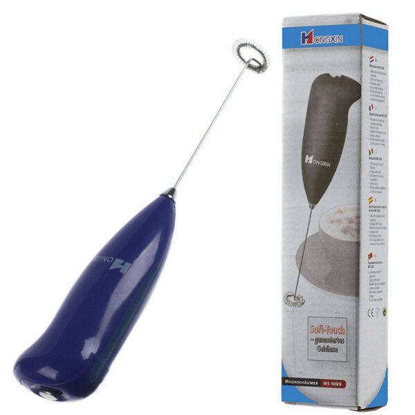 1pc Stainless Steel Handheld Electric Blender; Egg Whisk; Coffee Milk Frother - Image 8