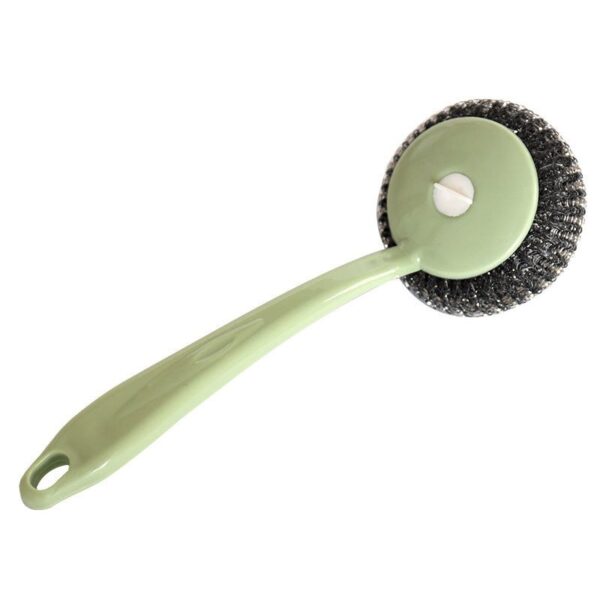 Cleaning Brushes Kitchen Stainless Steel Wire Ball Dishwashing Brush Pans Brush to oil stainsHousehold Cleaning Tools - Image 2