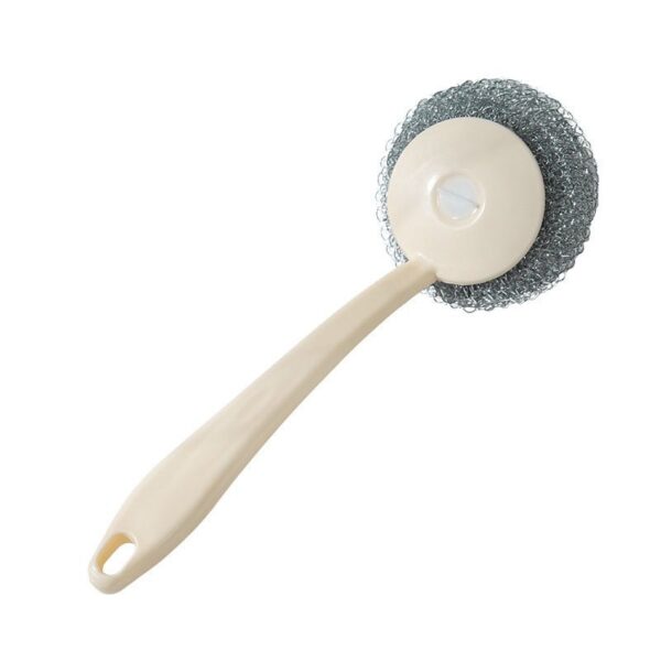 Cleaning Brushes Kitchen Stainless Steel Wire Ball Dishwashing Brush Pans Brush to oil stainsHousehold Cleaning Tools - Image 3
