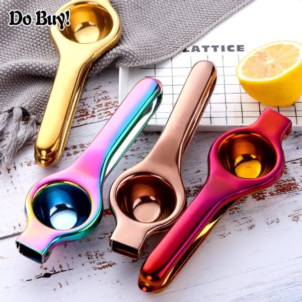 1 Pcs Lemon Squeezer Stainless Steel Orange Fruit Juicer Squeezer Orange Juicer Handle Press Multifunctional Kitchen Tools - Image 6