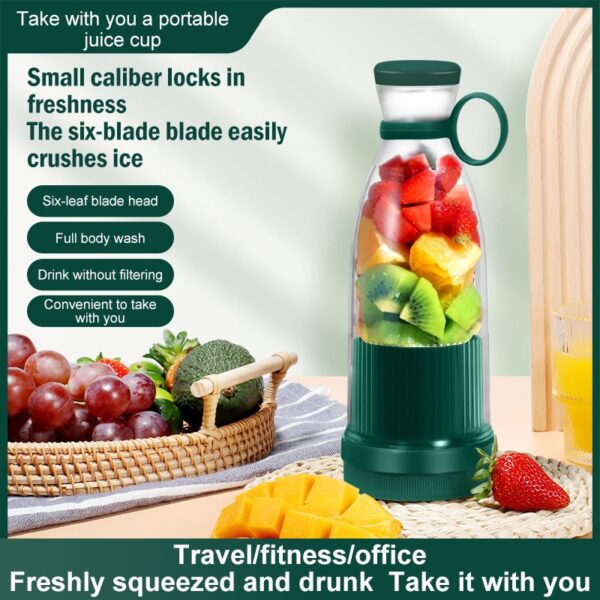 New Netstar Antioxidant Usb Charging Fruit Shake Cup Home Quick Juicer Multi-functional Mini Portable Juicer - Image 4