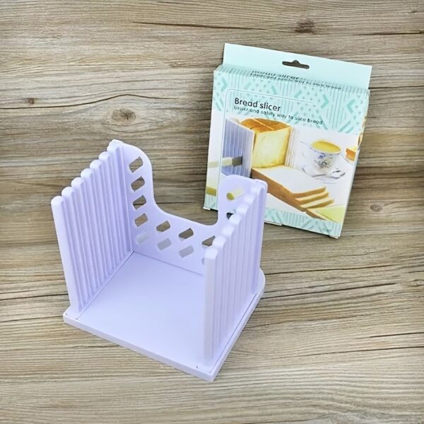 1pc Toast Cutter; Bread Slicer; Toast Layerer; Bread Cake Slicer; Foldable Adjustable Slicing Knife; Toast Tool - Image 2