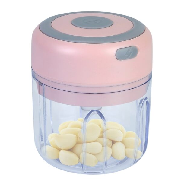 Mini Electric Garlic Chopper 8.45OZ Cordless Garlic Mincer Food Chopper - Image 10
