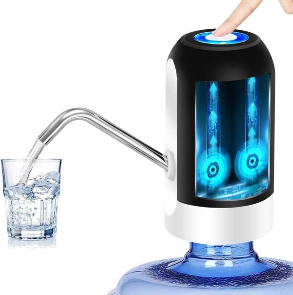 Water Bottle Pump 5 Gallon Water Bottle Dispenser USB Charging Automatic Drinking Water Pump Portable Electric Water Dispenser Water Bottle Switch - Image 4