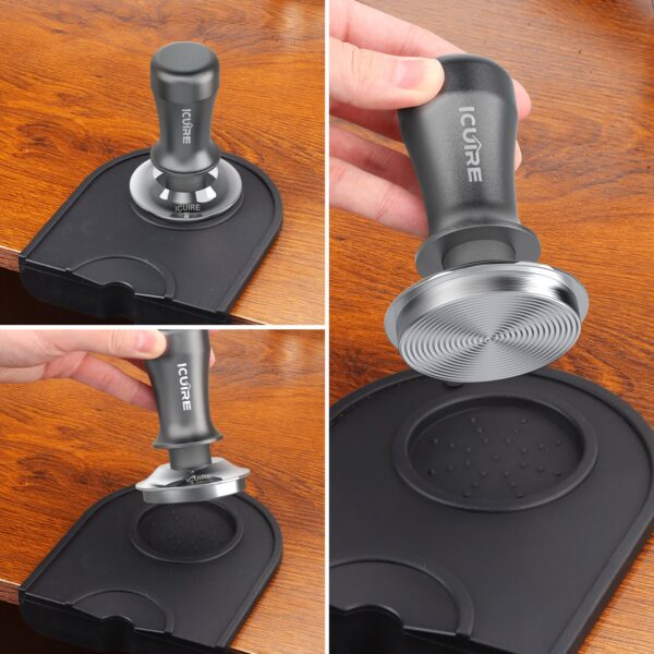 Espresso Tamper, Premium Coffee Tamper for Espresso Machine with Calibrated Spring Loaded, Premium Stainless Steel Flat Base - Image 5