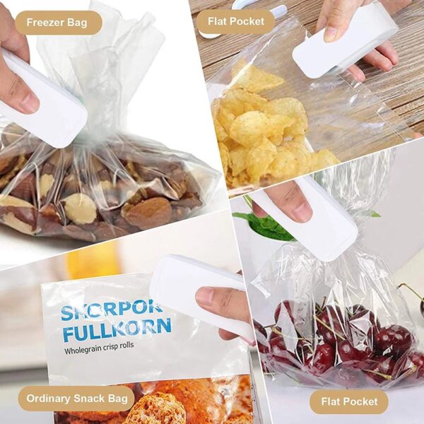 Mini Heat Bag Sealing Machine Package Sealer Bags Thermal Plastic Food Bag Closure Portable Sealer Packing Kitchen Accessories - Image 5