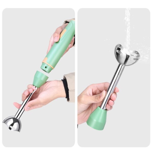 Hand Stick Handheld Immersion Blender Food Food Complementary Cooking Stick Grinder Electric Machine Vegetable Mixer - Image 4