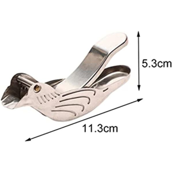 Manual Lemon Juicer Stainless Steel Lemon Squeezer Bird Shape Lemon Juicer Portable Hand Fruit Press for Citrus Orange Lime Pomegranate - Image 9