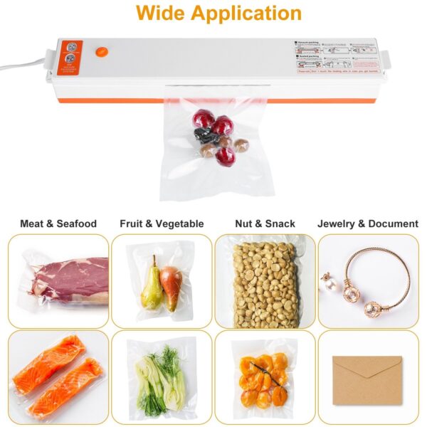 Electric Vacuum Sealer Machine Household Automatic Food Vacuum Sealer Quick Sealing System Machine - Image 4