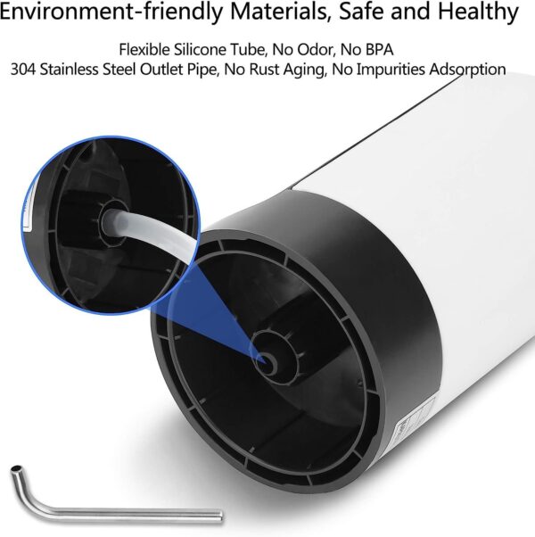 Water Bottle Pump 5 Gallon Water Bottle Dispenser USB Charging Automatic Drinking Water Pump Portable Electric Water Dispenser Water Bottle Switch - Image 2