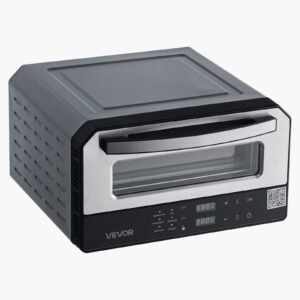 Electric Pizza Oven, Smart Pizzas Maker Indoor with 5 Preset, 12Inch Countertop Pizza Cooker w/ Touch Srceen, 750°F Max Temp, 2-Min Rpaid Baking Oven Thin & Crispy, Neapolitan, Frozen, New York