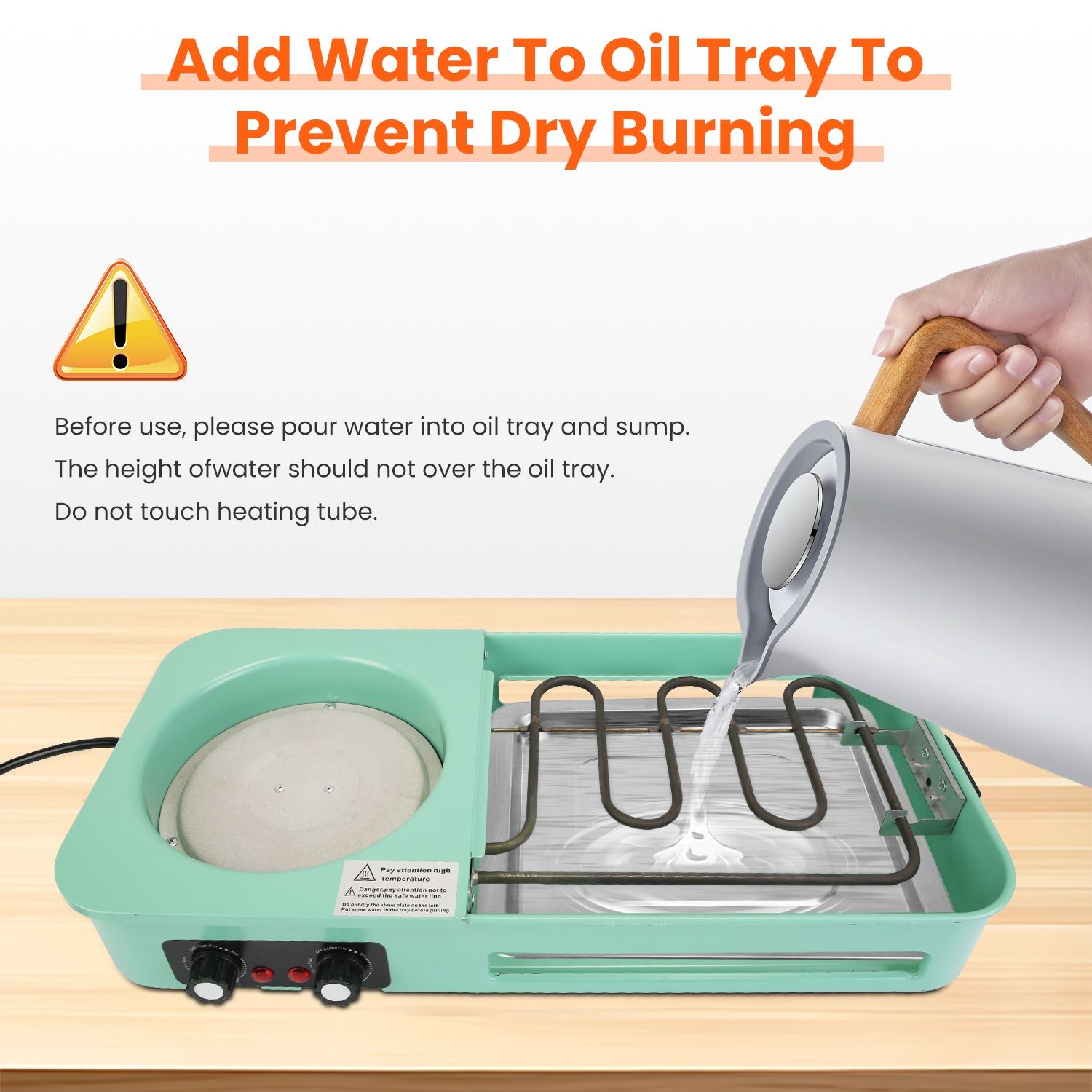 Electric Hot Pot with Grill,1600W 3-in-1 Smokeless Raclette Table Grill for Kitchen, Barbecue Shabu Hot Pot with Non-Stick Cooking Removable Plate, Dual Temperature Control & Dishwasher Safe - Image 5