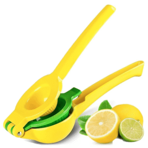 2-in-1-Metall-Zitronen-Lime-Combo-Drückmaschine - Manuelle Max-Extraktion Zitrus-Drucksaft