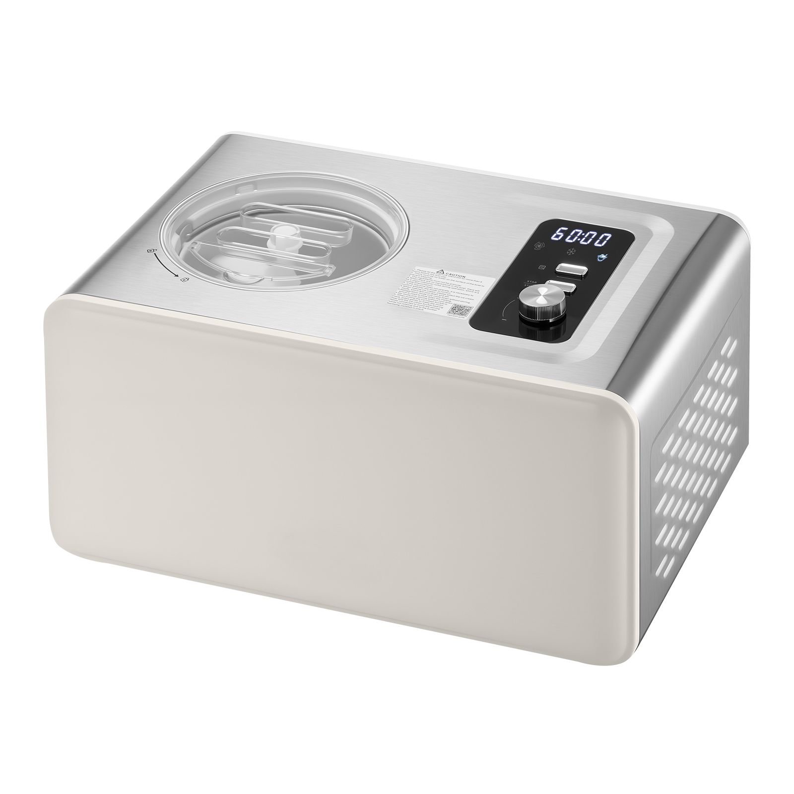Automatic Ice Cream Maker with Built-in Compressor, 2 Quart No Pre-freezing Gelato Maker, Electric Sorbet-Maker, 3 Modes Compressor Ice Cream Machine for Home Kitchen - Image 10