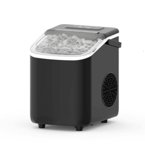 PSZ6Y10 Home Ice Maker-Outdoor Camping Ice Production 12kg/day bullet ice maker-PVC BPA-free, quick ice production. Coffee ice cubes, car fridge compatible. Alcohol ice maker with a