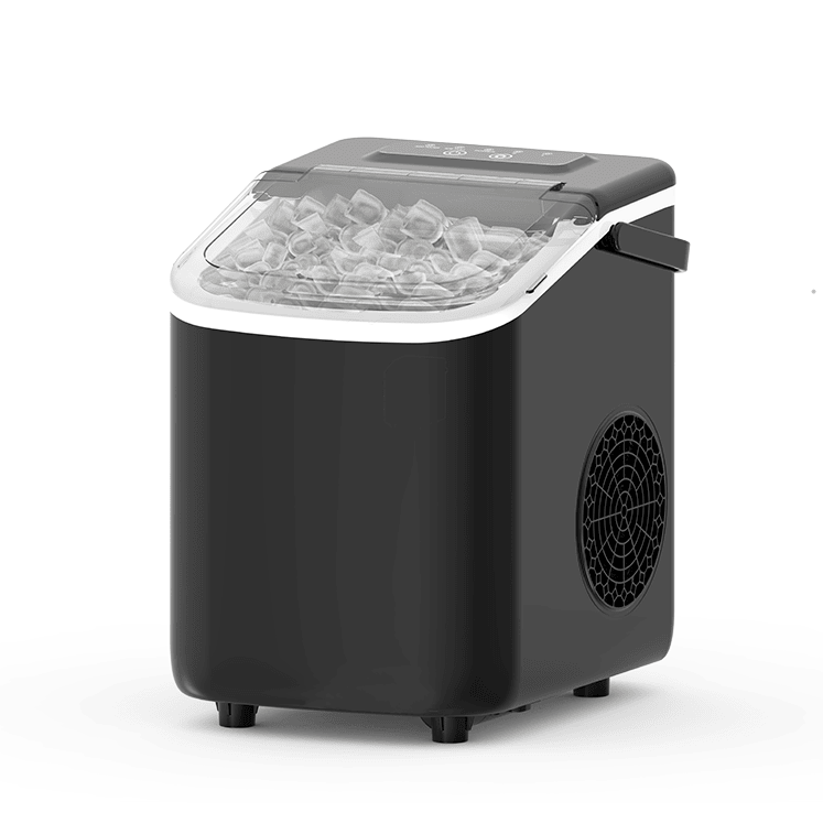 PSZ6Y10 Home Ice Maker-Outdoor Camping Ice Production 12kg/day bullet ice maker-PVC BPA-free, quick ice production. Coffee ice cubes, car fridge compatible. Alcohol ice maker with a