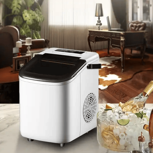 PSZ6Y10 Home Ice Maker-Outdoor Camping Ice Production 12kg/day bullet ice maker-PVC BPA-free, quick ice production. Coffee ice cubes, car fridge compatible. Alcohol ice maker with a - Image 24