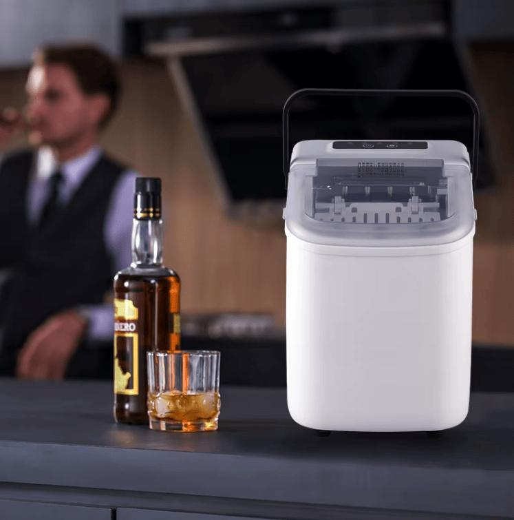 PSZ6Y10 Home Ice Maker-Outdoor Camping Ice Production 12kg/day bullet ice maker-PVC BPA-free, quick ice production. Coffee ice cubes, car fridge compatible. Alcohol ice maker with a - Image 29