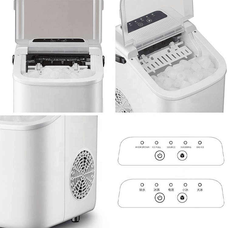 PSZ6Y10 Home Ice Maker-Outdoor Camping Ice Production 12kg/day bullet ice maker-PVC BPA-free, quick ice production. Coffee ice cubes, car fridge compatible. Alcohol ice maker with a - Image 30