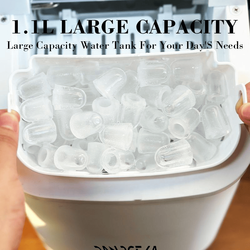 PSZ6Y10 Home Ice Maker-Outdoor Camping Ice Production 12kg/day bullet ice maker-PVC BPA-free, quick ice production. Coffee ice cubes, car fridge compatible. Alcohol ice maker with a - Image 31