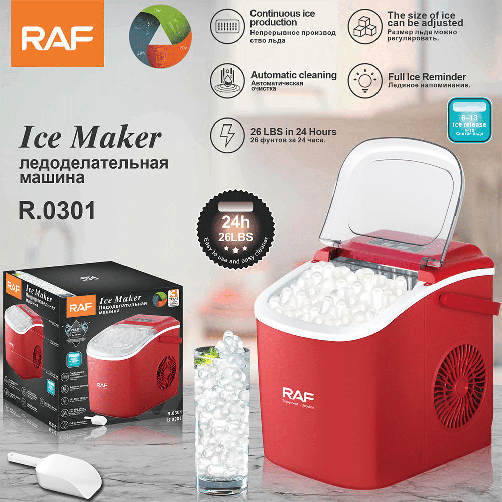 PSZ6Y10 Home Ice Maker-Outdoor Camping Ice Production 12kg/day bullet ice maker-PVC BPA-free, quick ice production. Coffee ice cubes, car fridge compatible. Alcohol ice maker with a - Image 40