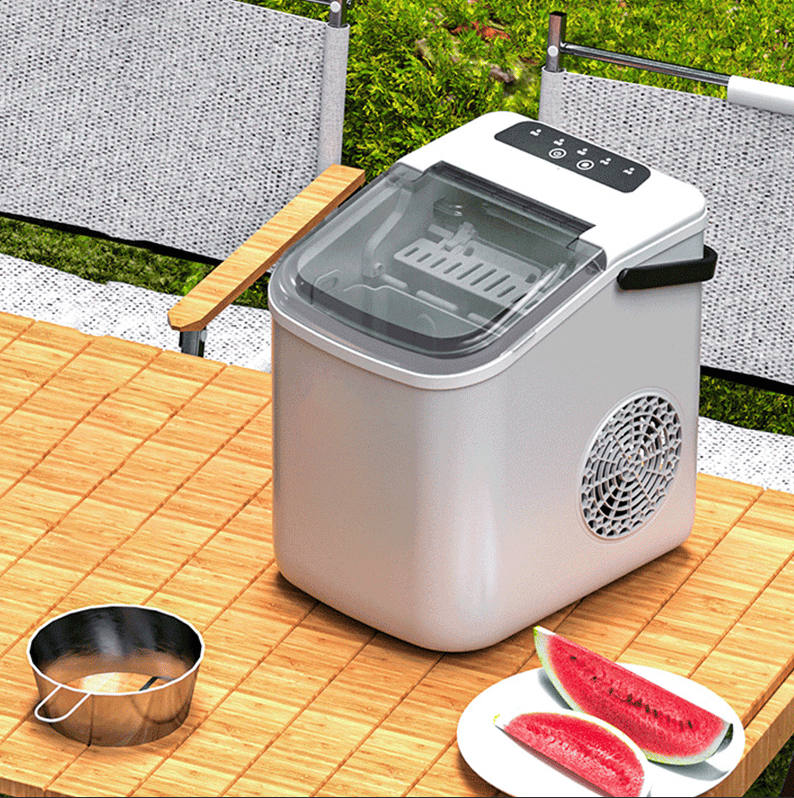 PSZ6Y10 Home Ice Maker-Outdoor Camping Ice Production 12kg/day bullet ice maker-PVC BPA-free, quick ice production. Coffee ice cubes, car fridge compatible. Alcohol ice maker with a - Image 36